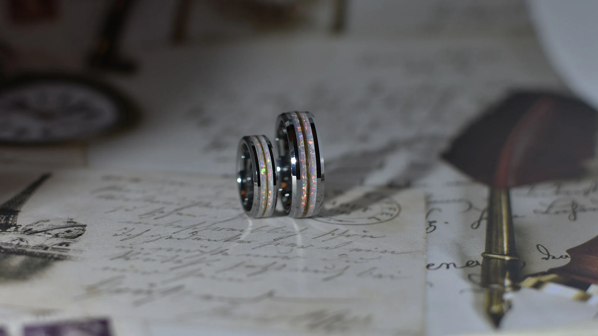 bague avec cheveuux d enfant